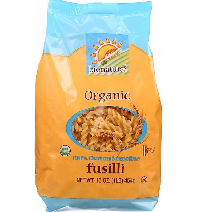 bionaturae Organic 100% Durum Sermolina Spaghetti, 16-Ounce Bags (Pack of 6)
