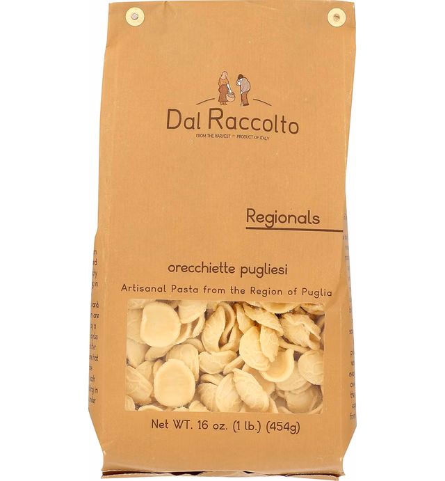 Dal Raccolto Pasta - Orecchiette Pugliesi, 1 lb Bag