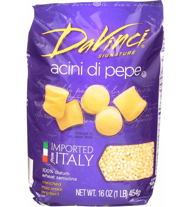 DaVinci Acini Di Pepe, 1 Pound (Pack of 12)