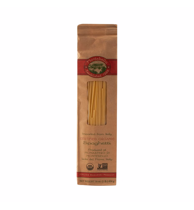 Montebello Organic Spaghetti, 1 lb
