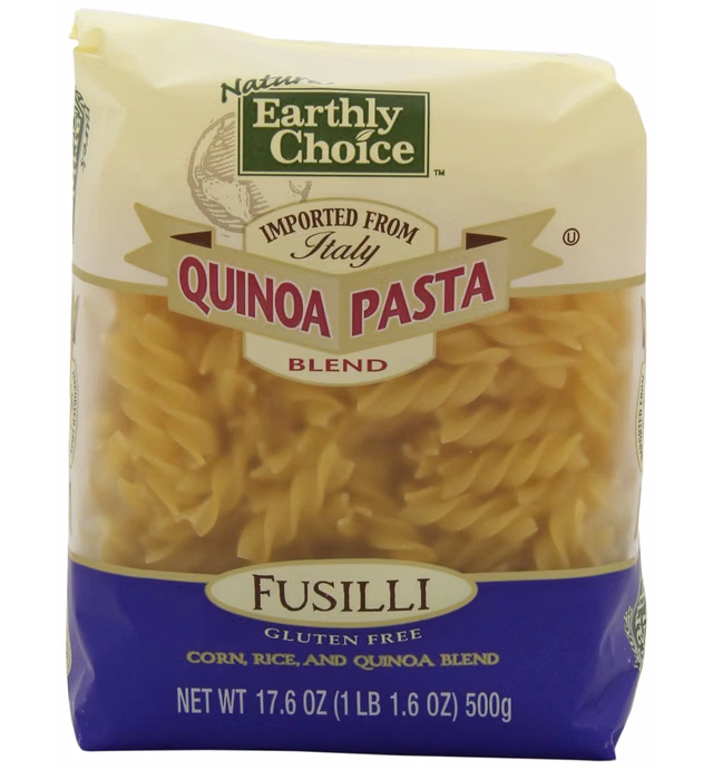 Nature's Earthly Choice Quinoa Pasta Blend, Fusilli, 17.6 Ounce (Pack of 6)