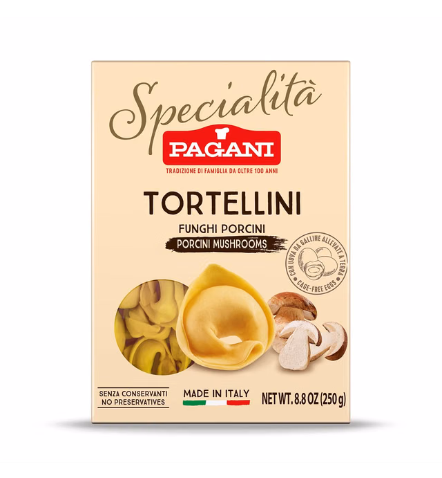 Pagani Tortellini with Mushroom & Cheese, 1 Lb (Pack Of 2)