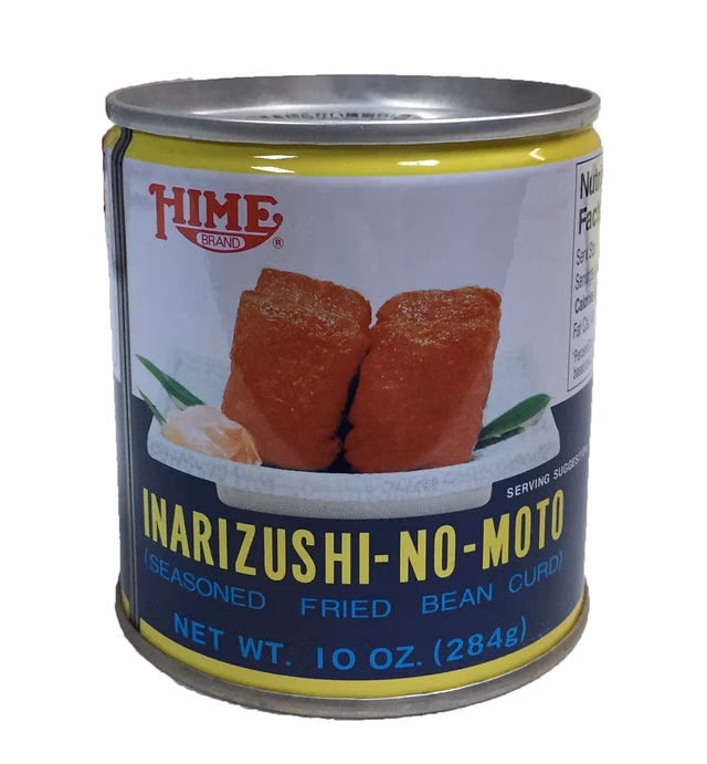 Hime Inarizushi-No-Moto Seasoned Fried Bean Curd Canned 10 oz (4 Can)