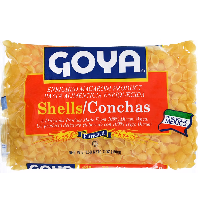 Goya Shells Enriched Macaroni Pasta, 7 Oz