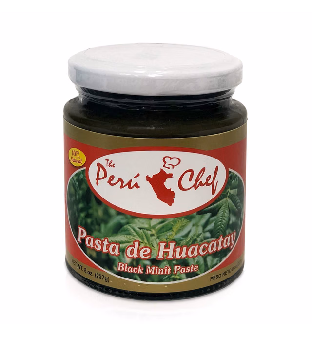 PeruChef Pasta de Huacatay | Black Mint Paste 8oz