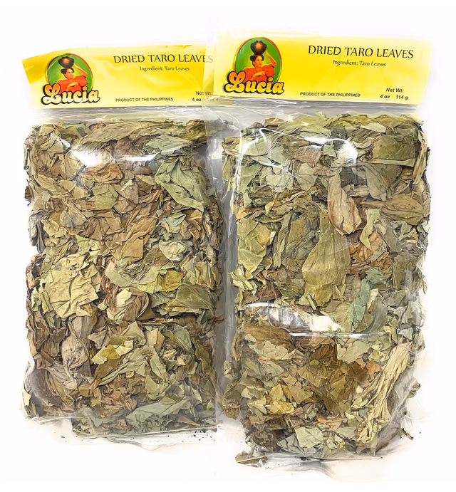 Lucia Dried Taro Leaves (2 Pack)