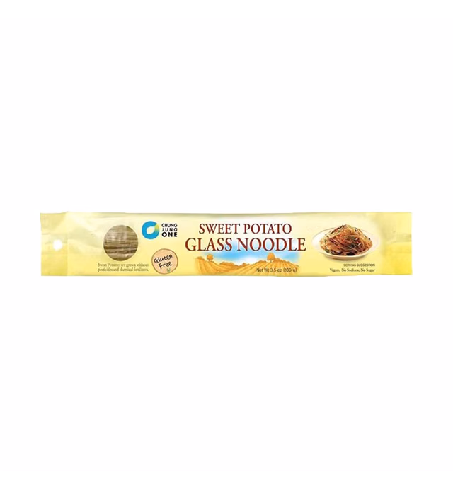 Chung Jung One Korean Sweet Potato Glass Noodle, 3.5 Oz