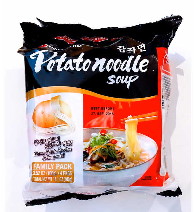 Nongshim Potato Noodle Soup 3.52oz x 4 Packs