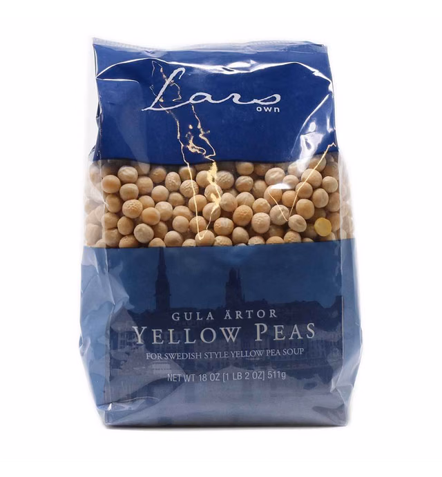 Lars Own - Dried Yellow Peas, 18oz