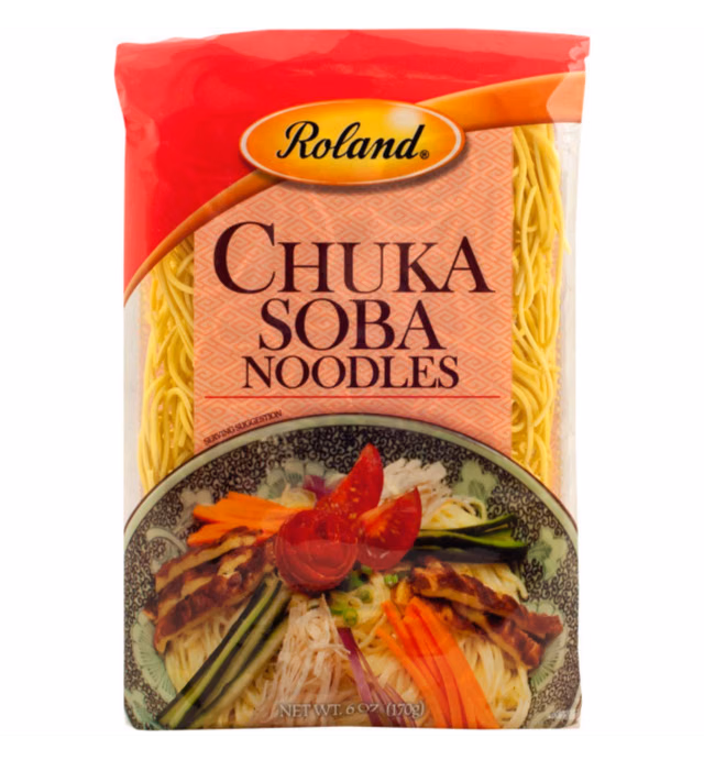 Roland Foods Chuka Soba Noodles, Specialty Imported Food, 6-Ounce Package (Pack of 8)