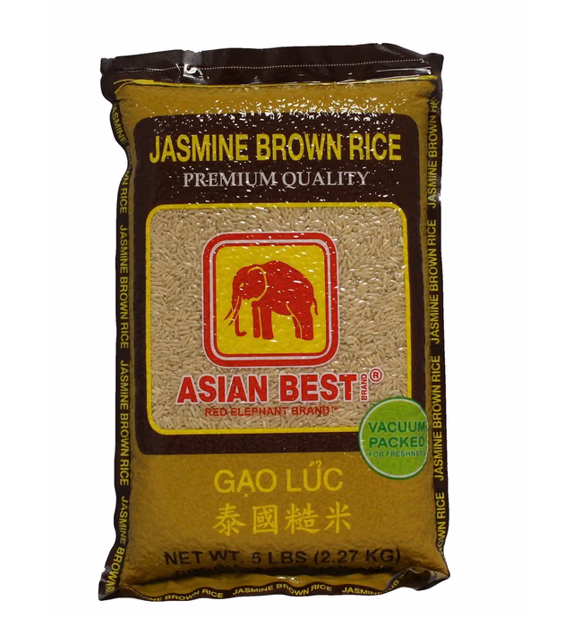 Asian Best Brand Jasmine Brown Rice, 80 Ounce
