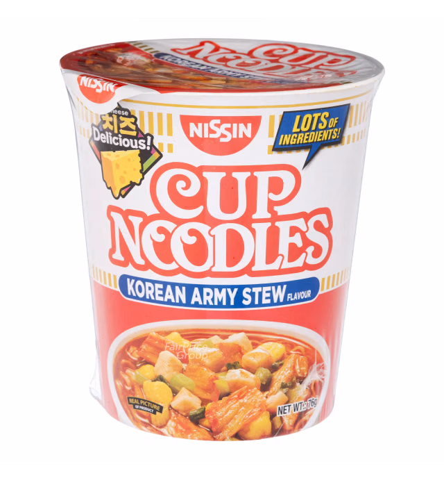 Nissin Instant Cup Noodles - Korean Army Stew