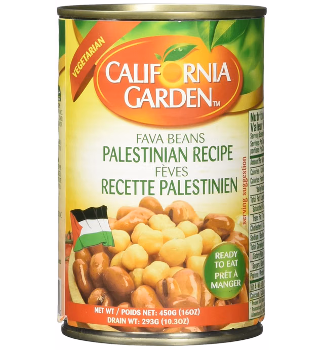 California Garden Fava Beans Palestinian Recipe 450g (4 cans)