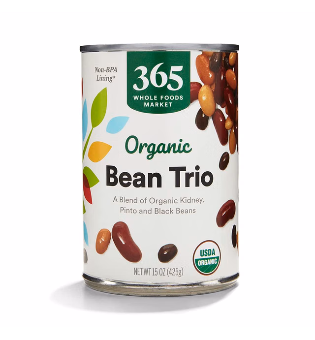 365 by Whole Foods Market, Organic Bean Trio, 15 Ounce
