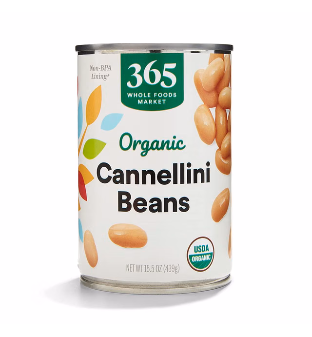 365 by Whole Foods Market, Organic Cannellini Beans, 15.5 Ounce