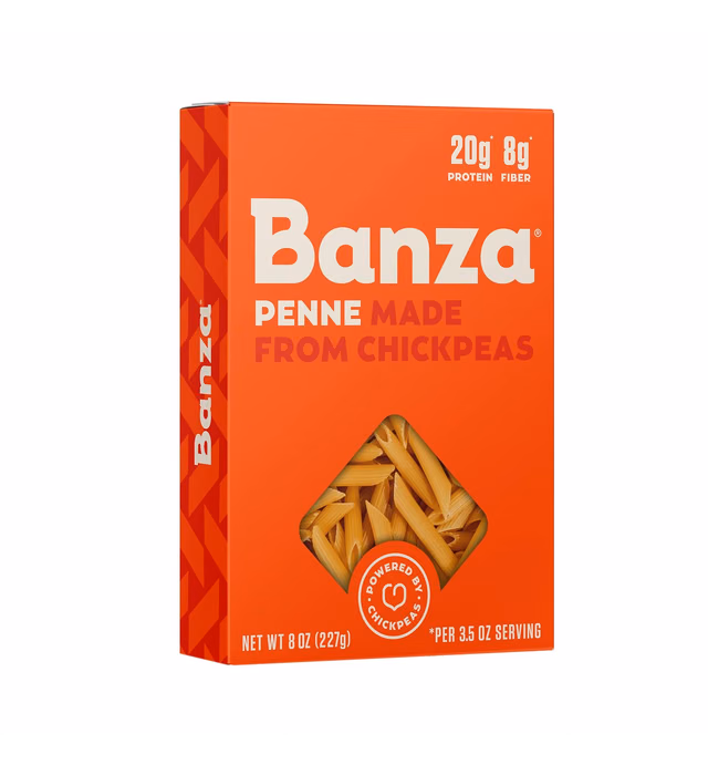 Banza Chickpea Penne Pasta, 8 Oz