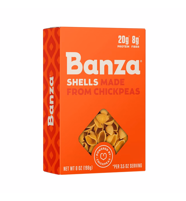 Banza Shells Chickpea Pasta, 8 Oz