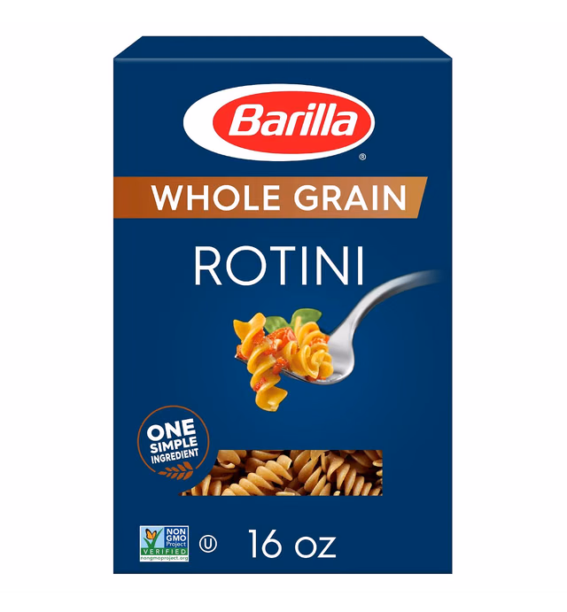 Barilla Whole Grain Rotini Pasta, 16 Oz