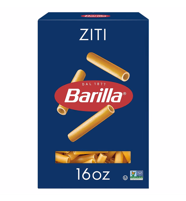 Barilla Ziti Pasta, 16 Oz