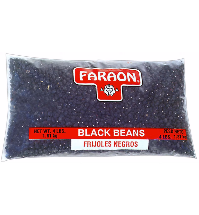 FARAON Black Beans, 4 Pound