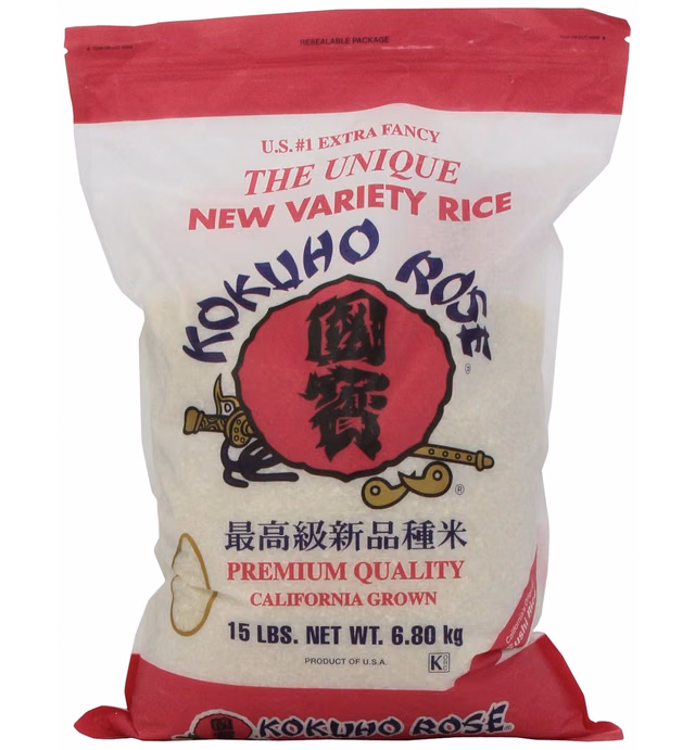 Kokuho Rose Rice, 15-Pound