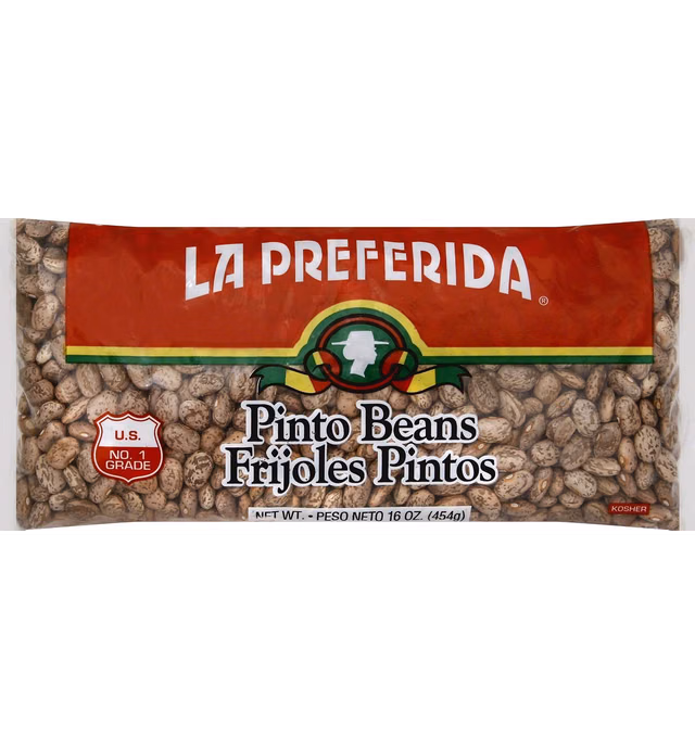 LA PREFERIDA BEAN PINTO CELLO 16OZ