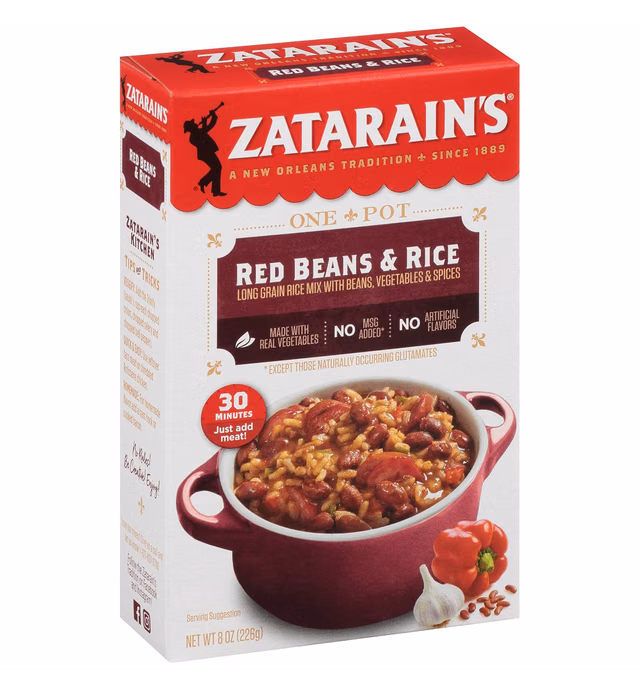 Zatarain's Red Beans & Rice, 8 Oz