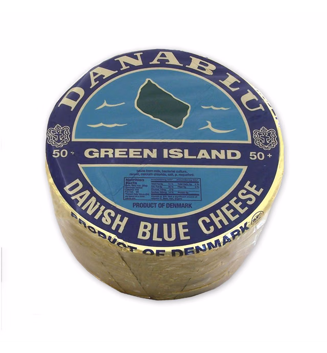 Danish Blue Cheese - Approx. 6 Lb-Wheel or (3lb 2 wheels)