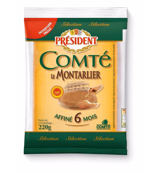 President Comte Cheese Wedge, 7.7 oz