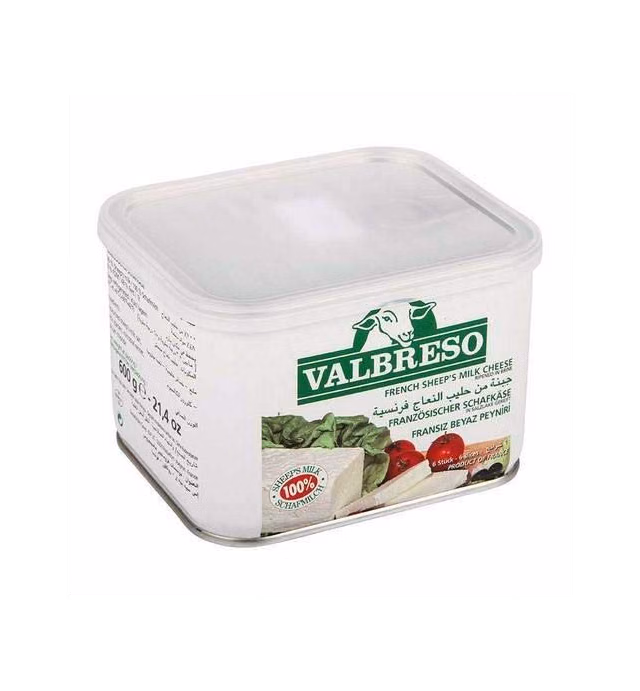 French Feta Cheese, Easy-Open Tin, 600g