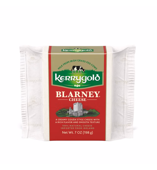 Kerrygold Blarney Castle Cheese , 7 Ounce All-Natural Gouda-Style Cheese Made with Milk from Grass-Fed Cows