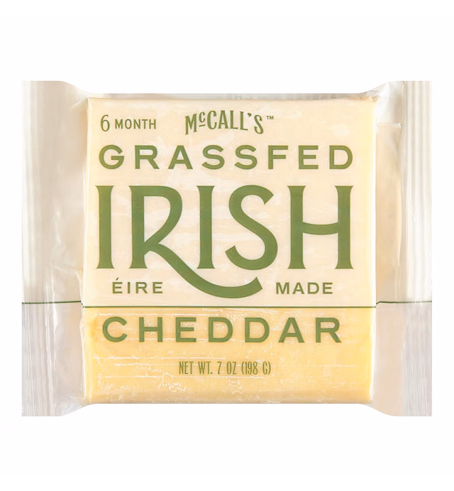 McCall's Grass-Fed Irish Cheddar, 6 Month Mature