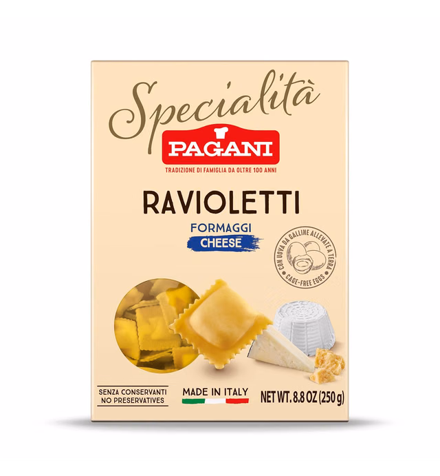 Pagani Ravioletti with Cheese, 1 lb (Pack of 2)