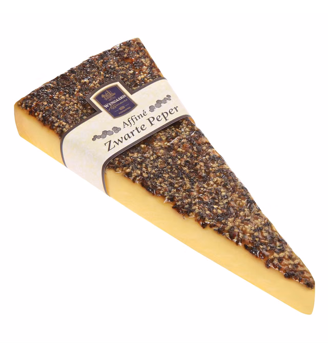 WIJNGAARD KAAS Gouda Black Pepper, 5.1 Oz