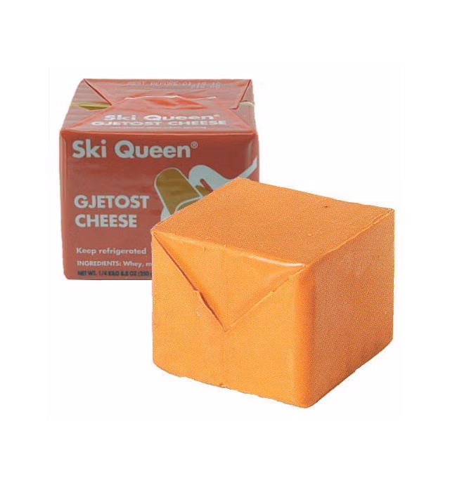 Ski Queen, Gjetost Cheese, 8.8 Ounce