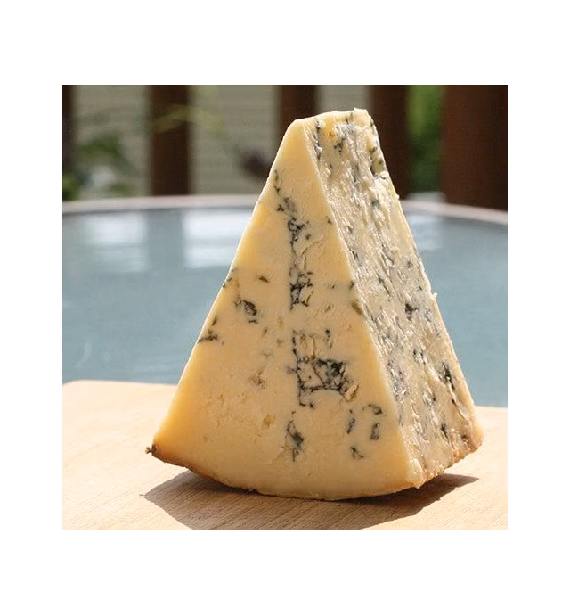 igourmet Royal Blue Stilton DOP Cheese by Long Clawson - 2.5lb. Half Moon Cut (2.5 pound)