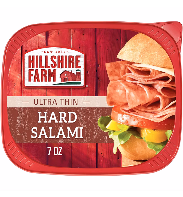 Hillshire Farm Ultra Thin Uncured Hard Salami, 7 Oz.