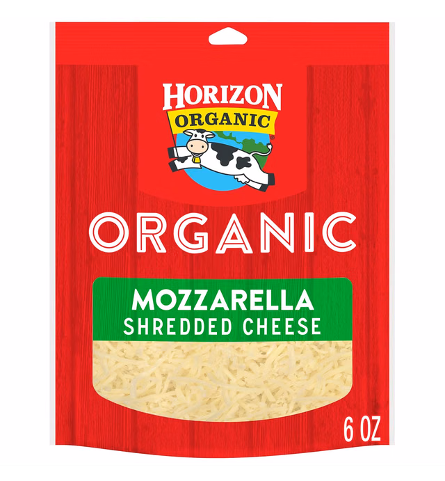 Horizon Organic Shredded Mozzarella Cheese, 6 oz