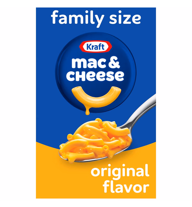 Kraft Original Macaroni & Cheese Dinner Family Size (14.5 oz Box)