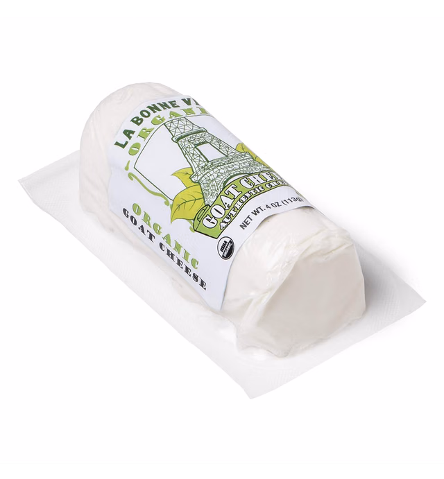 LA BONNE VIE ORGANIC PLAIN GOAT LOG, 4 ounce