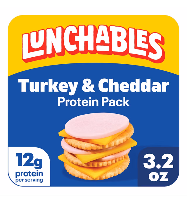 Lunchables Turkey & Cheddar Cheese with Crackers - 3.2oz