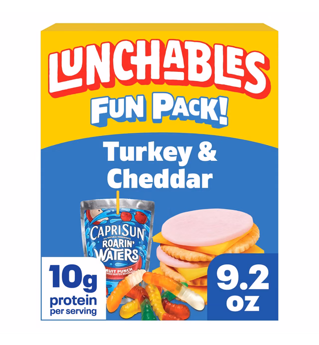 Lunchables Turkey & Reduced Fat Cheddar Cheese Cracker Stackers - 9.2oz