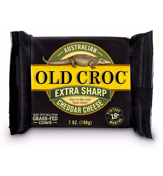 Old Croc Extra Sharp Cheddar, 7 Ounce