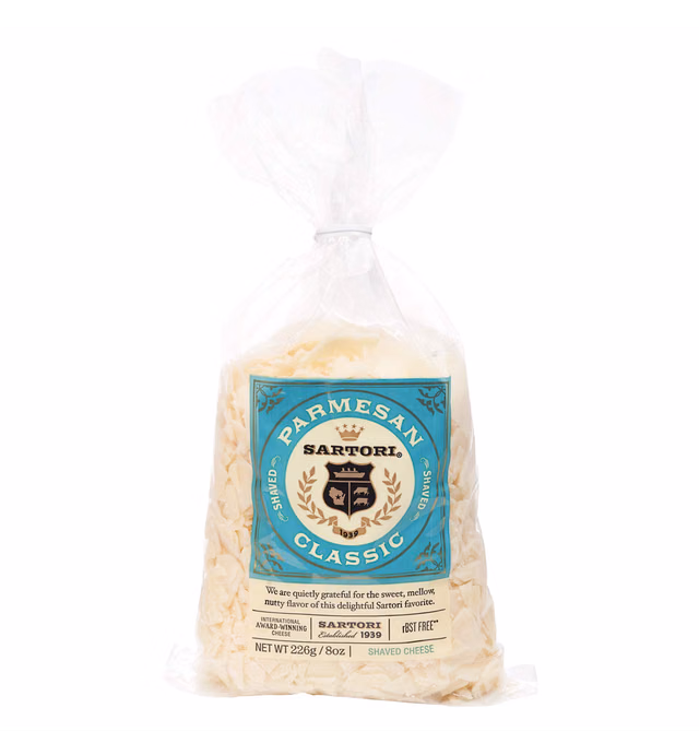 Sartori Cheese, Parmesan Shaved Bag , 8 Ounce