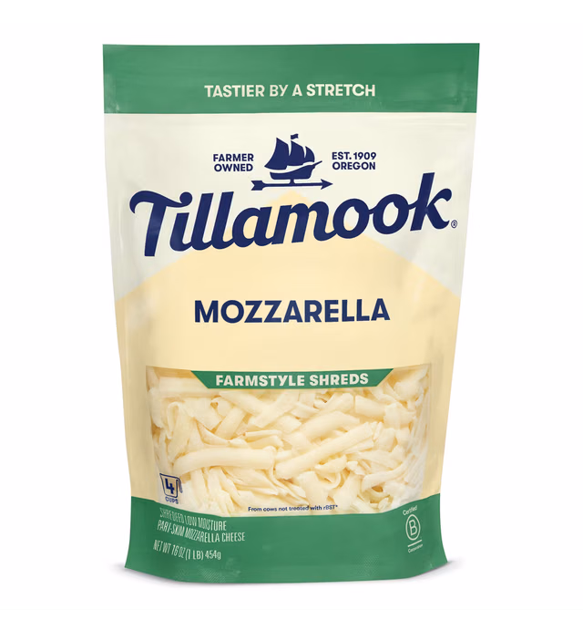 Tillamook Farmstyle Shredded Mozzarella Cheese - 16oz