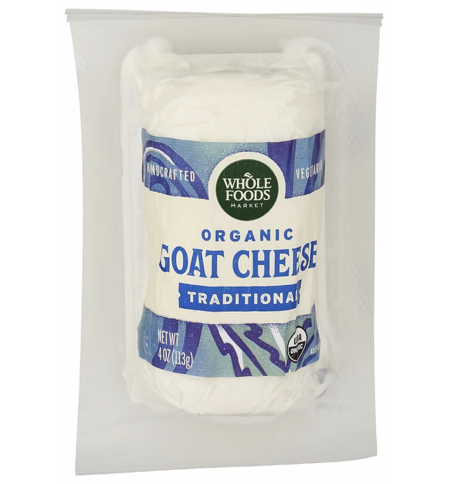 Whole Foods Market, Organic Goat Cheese, 4 oz