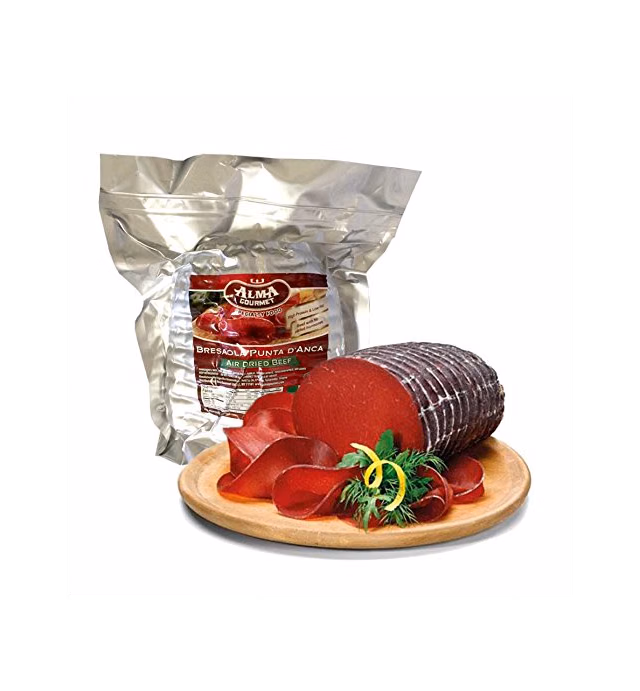 Alma Gourmet Bresaola Punta D'Anca Imported (2.4 to 3 Pounds Piece)