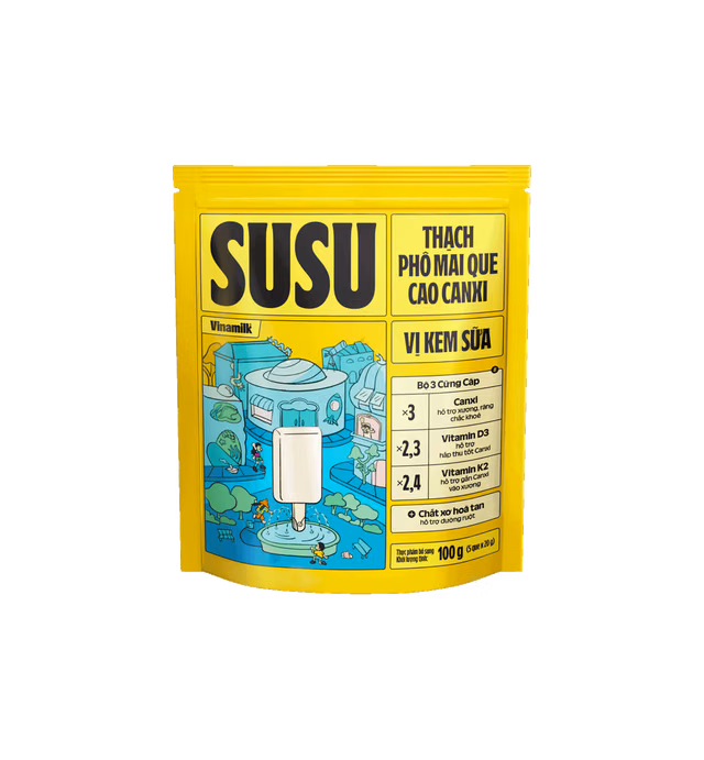 CHEESE STICKS - HIGH CALCIUM - CREAM MILK - VINAMILK SUSU