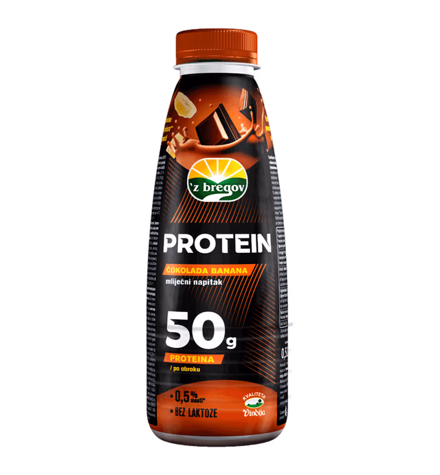 'z bregov PROTEIN CHOCOLATE BANANA milk drink 0,5 lit