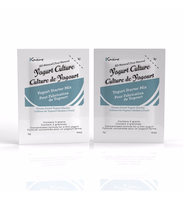 Euro Cuisine RI52 All Natural Yogurt Culture (2-3gr Packet with New Packaging)